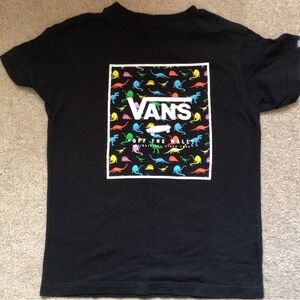 VANS LITTLE KIDS GLOW DINO T- SHIRT- SIZE 5